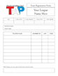 team registration sheet